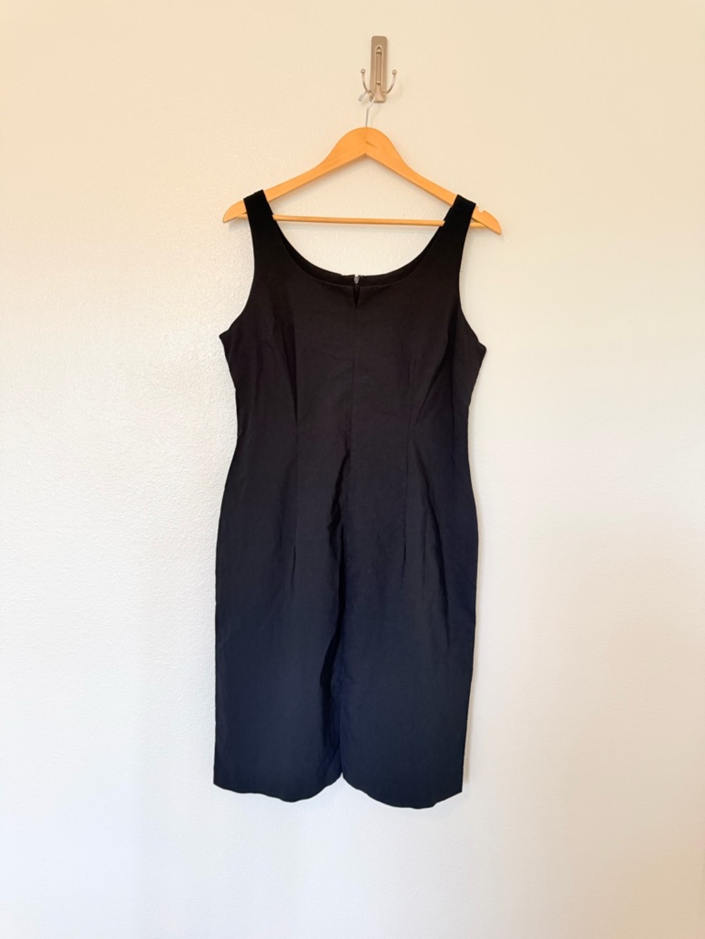 EXPRESS vintage  Black Sleeveless form fitting dress 90s